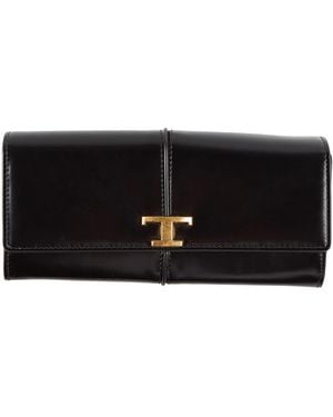 Tod's Wallet Leather - Black