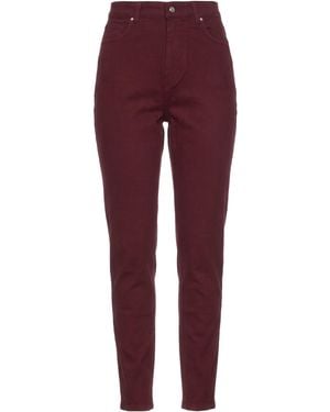 Kiton Burgundy Jeans Cotton, Cashmere, Elastane - Red