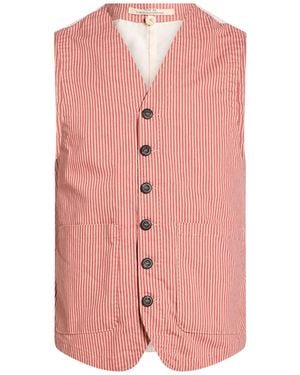 Messagerie Patrizio Piscaglia Antique Rose Tailored Vest Cotton, Polyester - Pink