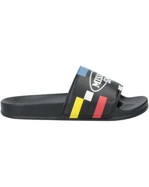 サンダル MISSONI Men Sandals OS23SY01BR00KH 42886 S91D7 KRG0097 BLACK Missoni - Zig-zag sandals Missoni