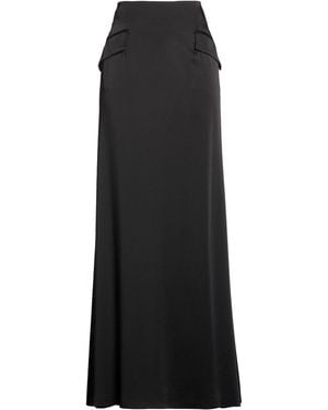 Alberta Ferretti Maxi Skirt Acetate, Viscose - Black