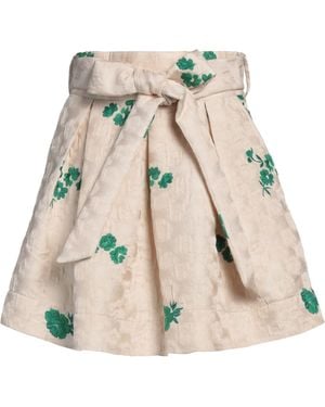 Custommade• Mini Skirt - Natural