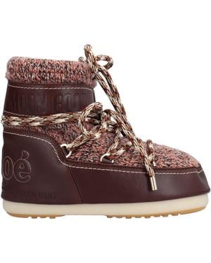 CHLOÉ x MOON BOOT Bottines - Marron