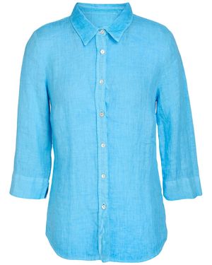 120% Lino Shirt - Blue