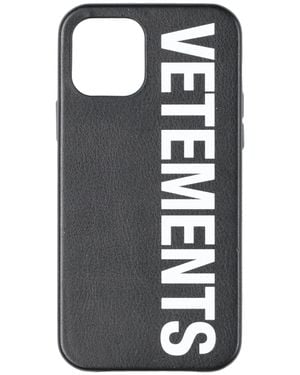 Vetements Covers & Cases Plastic, Textile Fibres - Black