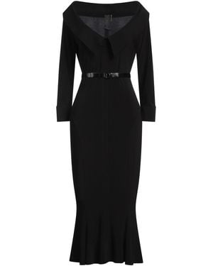 Norma Kamali Midi Dress - Black