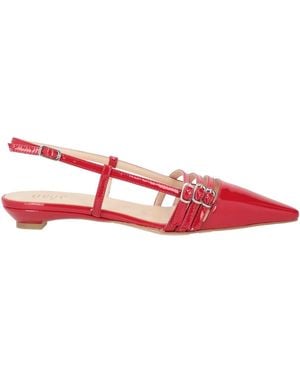 Ovyè Ballet Flats Leather - Red