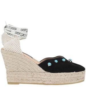 SERGIO ROSSI x MANEBÍ Espadrilles - Black