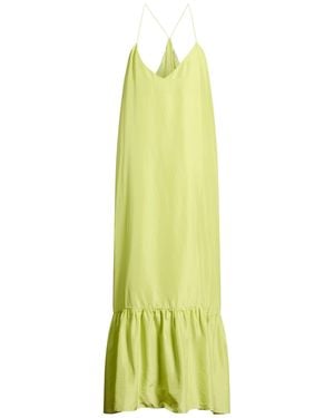 Pomandère Maxi Dress Silk - Yellow