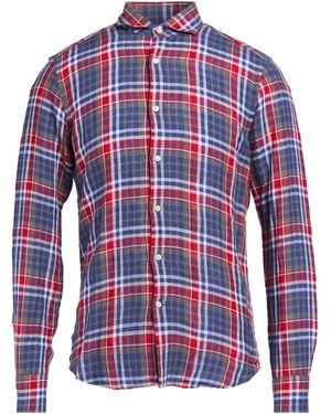 Savile Row Shirt Linen - Blue
