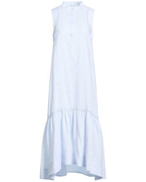 Peserico Sky Midi Dress Linen - White