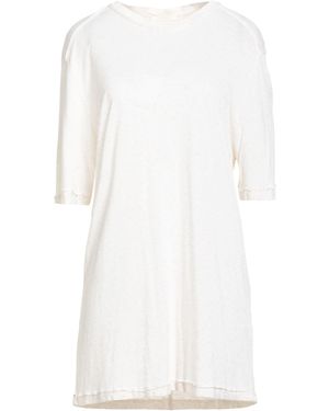 ATOMOFACTORY Ivory T-Shirt Viscose, Linen, Cotton - White