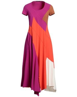 High Midi Dress - Red