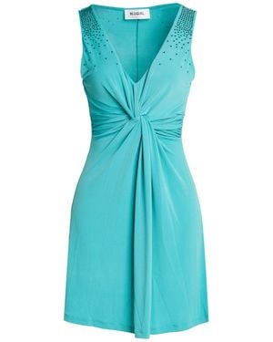 Blugirl Blumarine Mini Dress Polyester, Elastane - Blue