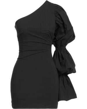 Natalie Rolt Mini Dress - Black