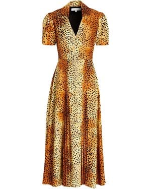 Borgo De Nor Midi Dress - Metallic