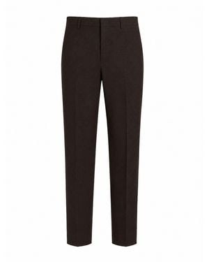Department 5 Trousers Polyester, Virgin Wool, Elastane - Black