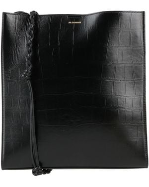 Jil Sander Cross-Body Bag Leather - Black