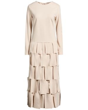 MEIMEIJ Cream Maxi Dress Viscose, Polyamide, Elastane - Natural