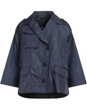 Add Overcoat & Trench Coat - Blue