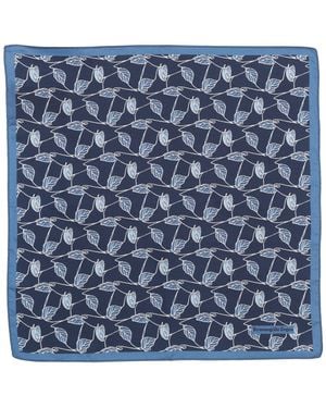 ZEGNA Scarf Silk - Blue