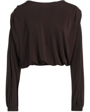 Cristinaeffe Top Polyester, Elastane - Black