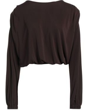 Cristinaeffe Top Polyester, Elastane - Black