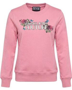 Versace Jeans Couture Sweatshirt Cotton, Elastane - Pink