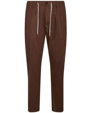 Eleventy Pants Wool, Cashmere, Elastane - Brown