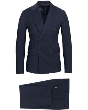 Brian Dales Suit Wool, Polyester, Elastane - Blue