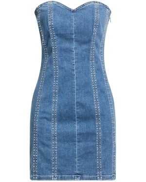 GAUDI Mini Dress Cotton, Elastomultiester, Elastane - Blue