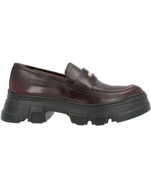 Pollini Loafers Leather - Gray