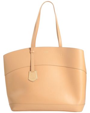 Ferragamo Camel Handbag Leather - Natural