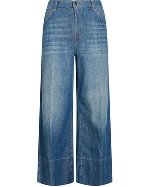 Kaos Jeans Cotton - Blue