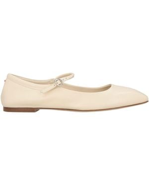 Aeyde Ballet Flats Leather - Natural