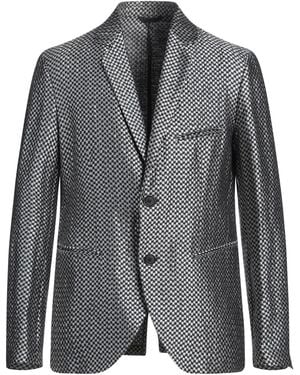 Giorgio Armani Blazer Linen, Silk, Polyamide, Elastane - Gray