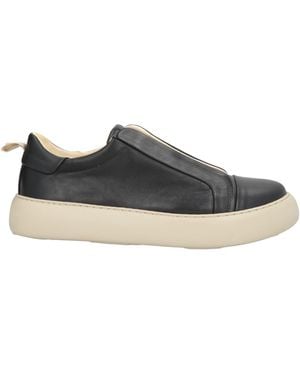 Pànchic Sneakers Leather, Textile Fibers - Black