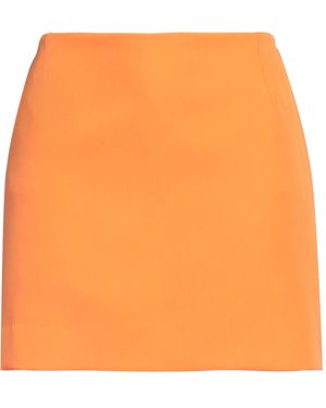 Hevò Mini Skirt Polyester, Elastane - Orange