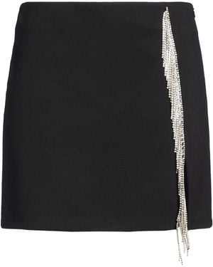 Motel Mini Skirt Viscose, Nylon, Elastane - Black