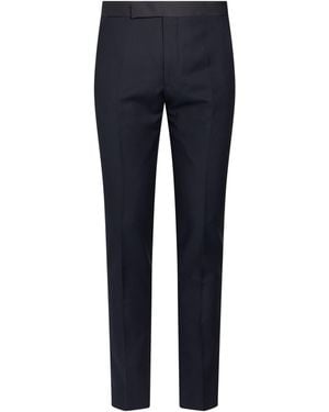 Tagliatore Midnight Pants Virgin Wool, Silk - Blue