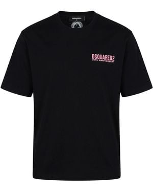 DSquared² T-Shirt Cotton - Black
