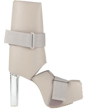 Designer Rick Owens Heeled Silver Boots for Women - Up to 61 Designer Rick Owens Heeled Silver Boots for Women - Up to 61
