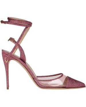 Jennifer Chamandi Court Shoes Leather, Textile Fibres - Pink