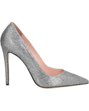 Anna F. Court Shoes Leather - Grey