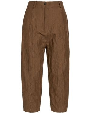 Masnada Trousers Wool, Cotton, Metal - Brown