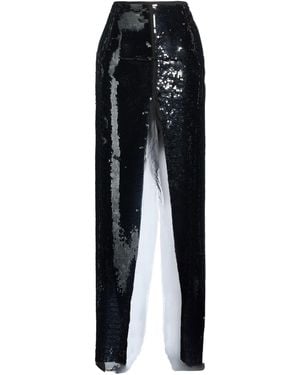Rick Owens Maxi Skirt Silk - Black
