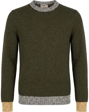 Irish Crone Jumper Wool - Green