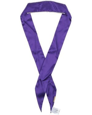 LES INCONNUS Scarf Silk - Purple