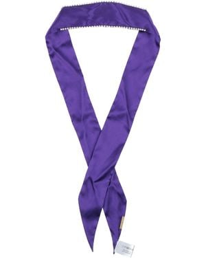 LES INCONNUS Scarf Silk - Purple
