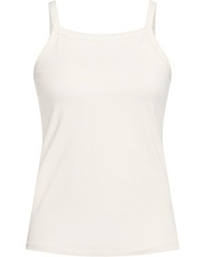 Alpha Studio Tank Top Cotton, Elastane - White